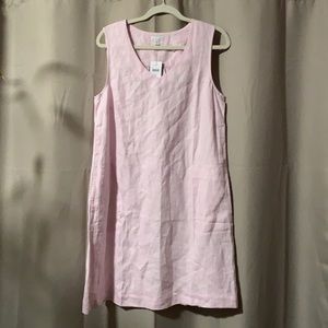 J Jill - Blush Pink • Linen Dress • Med. - NWT